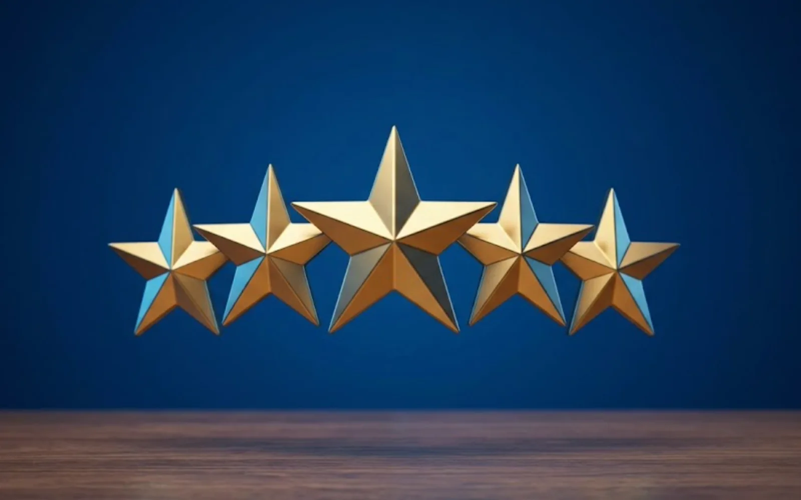 Five gold stars representing a Medicare Advantage plan's star rating